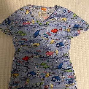 Dr Suess scrub set